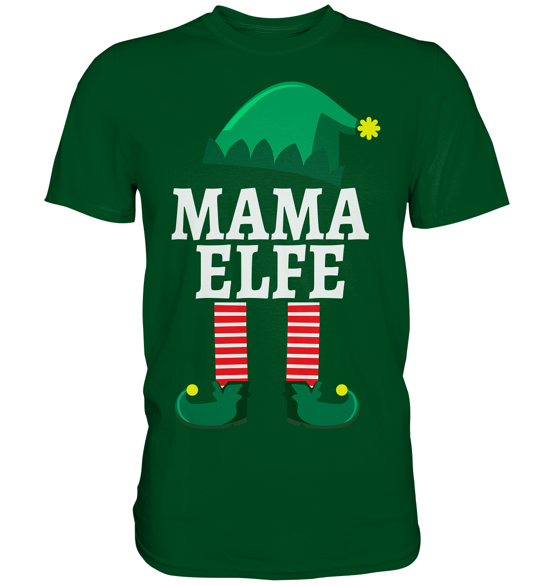 Mama Elfe Familie Weihnachten Mutter Weihnachtself T-Shirt