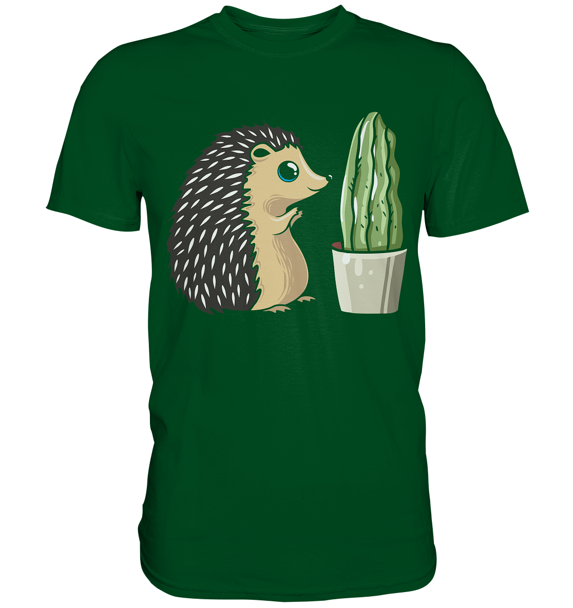 Igel Kaktus Stachel Freundschaft T-Shirt