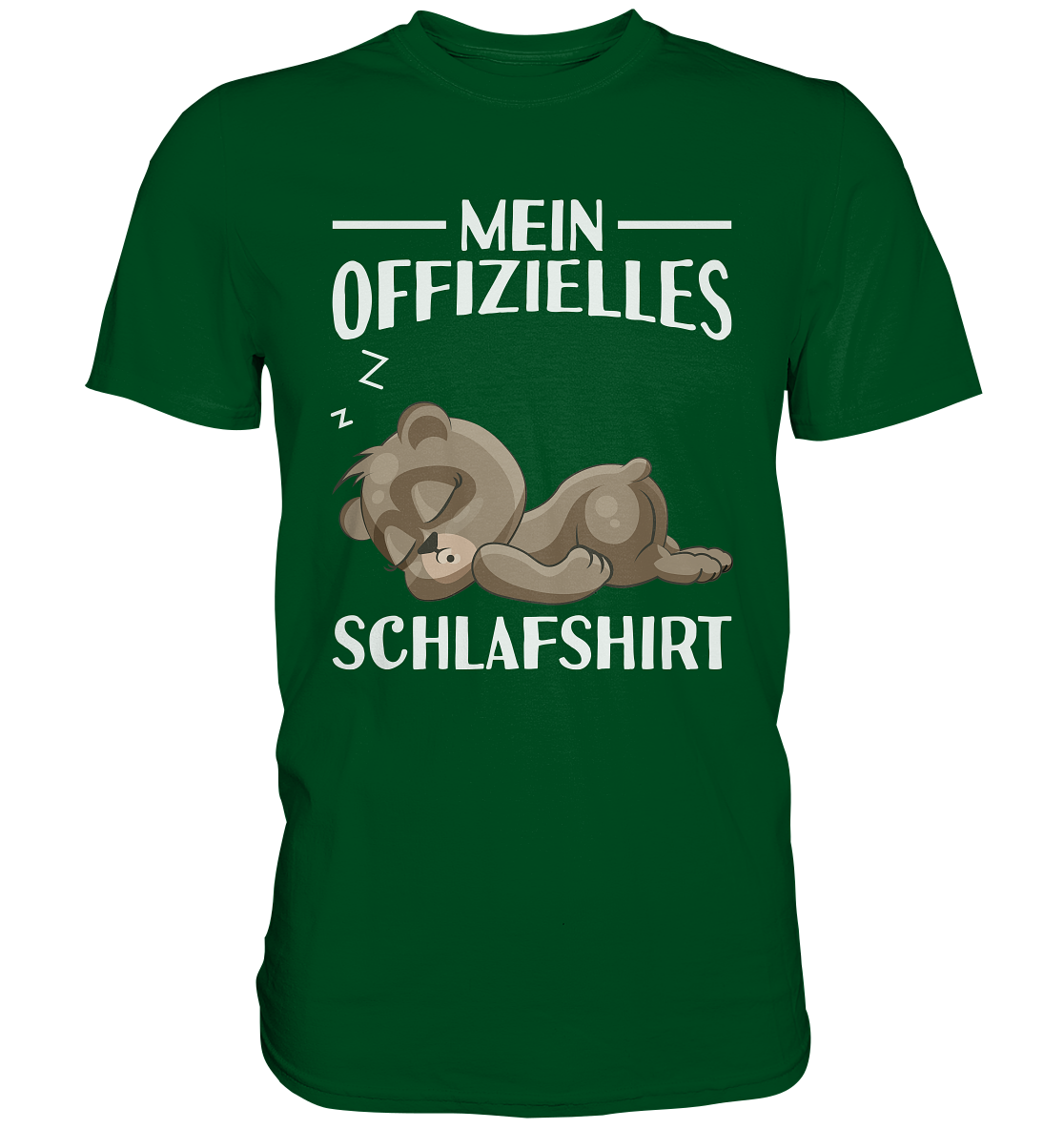 Offizielles Schlafshirt Nachthemd Schlafanzug Pyjama Bär T-Shirt