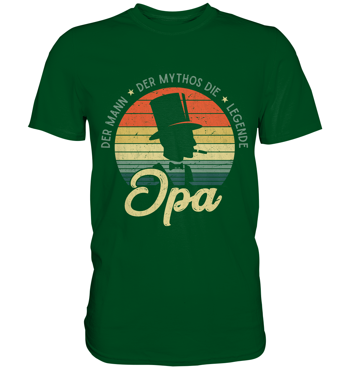 Opa die Legende Herren Premium T-Shirt