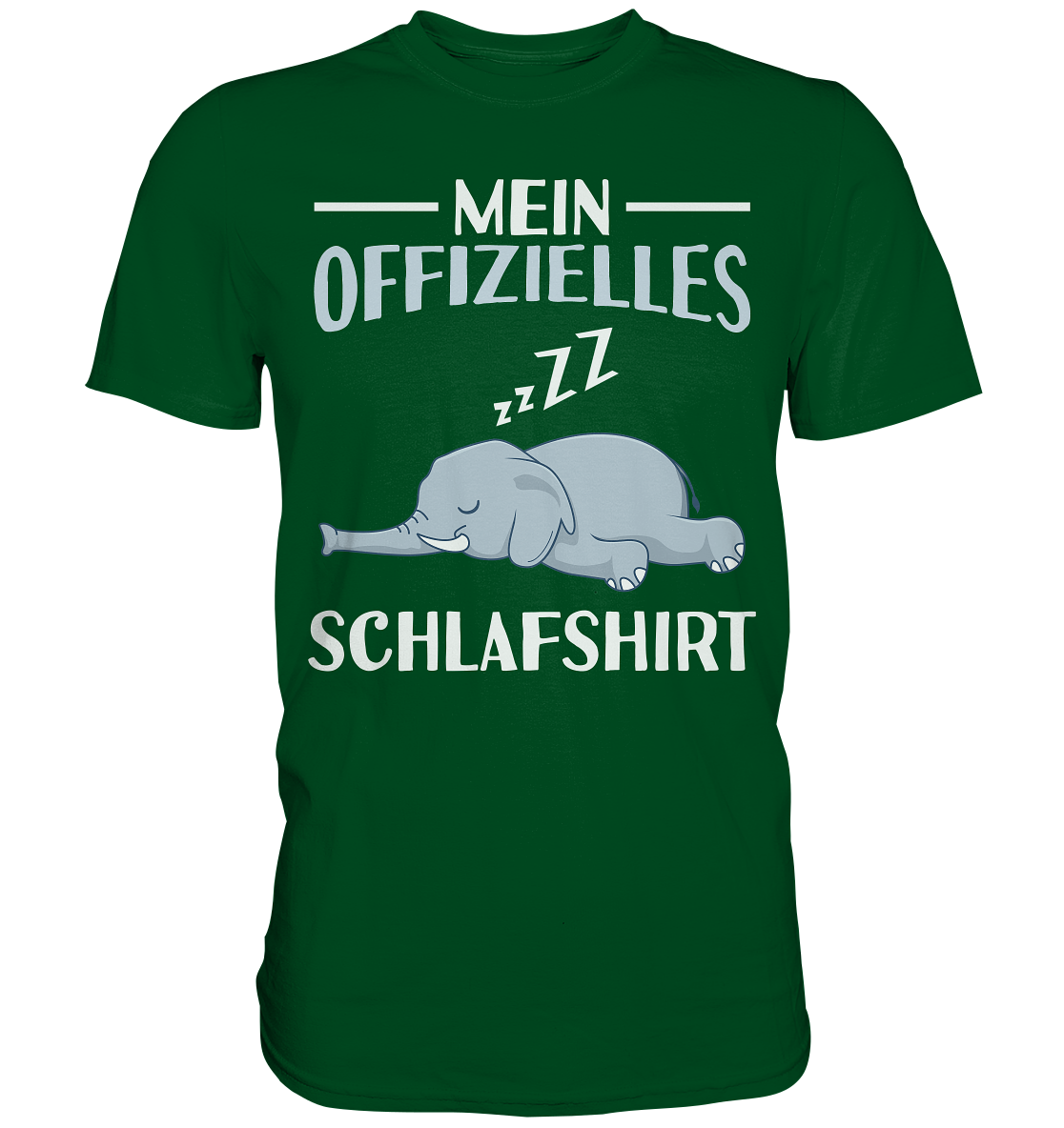 Offizielles Schlafshirt Nachthemd Schlafanzug Pyjama Elefant T-Shirt