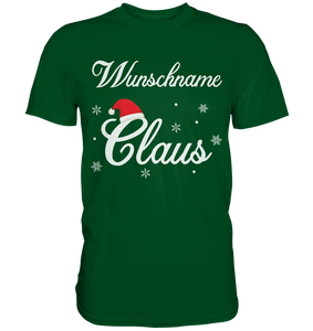 Personalisiertes Weihnachtsoutfit Xmas Familie Weihnachten Santa Claus T-Shirt