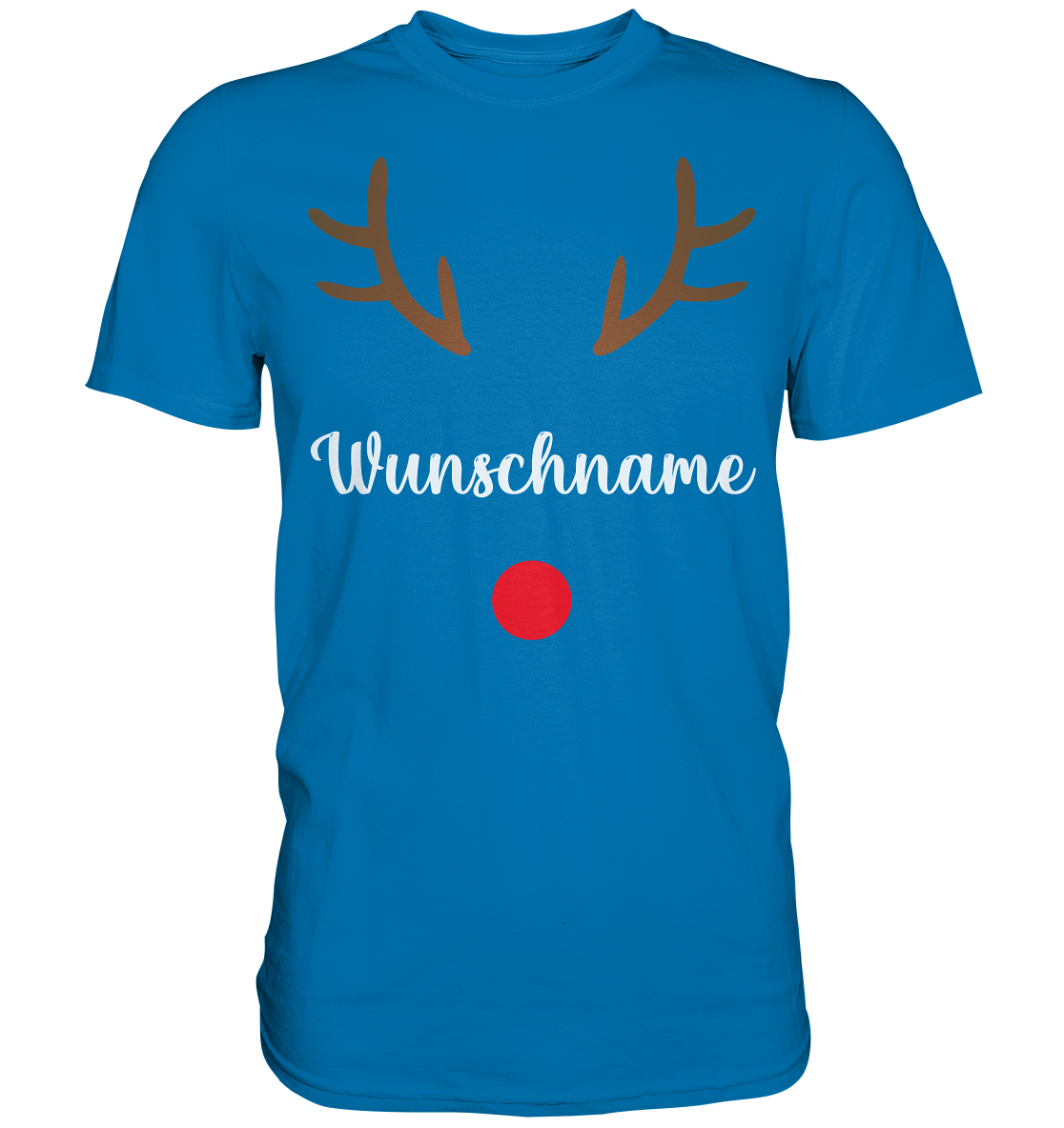 Rentier Personalisiertes Weihnachtsoutfit Wunschname Weihnachten T-Shirt