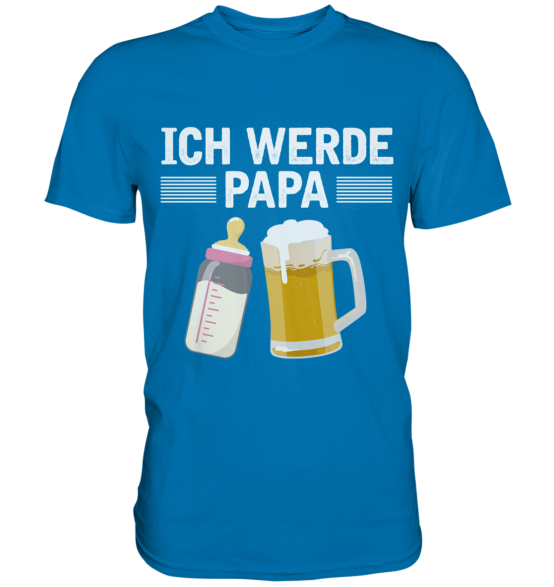 Ich werde Papa Herren Premium T-Shirt