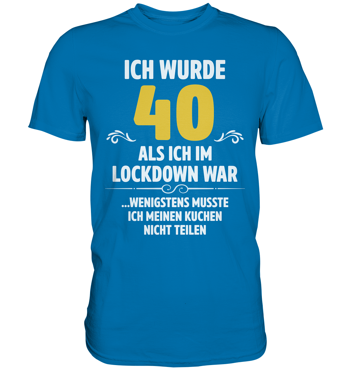 Lockdown personalisiertes Männer Frauen Geburtstag T-Shirt mit Wunschzahl