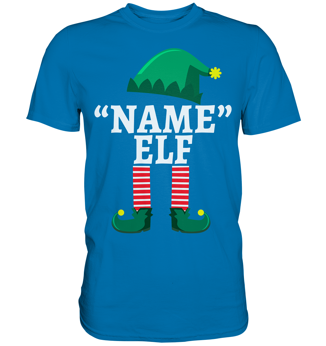 Elf Personalisiertes Weihnachtsoutfit Familie Weihnachten Weihnachtself T-Shirt