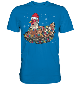 Weihnachtsshirt Huhn Landwirtschaft Weihnachtsoutfit Weihnachten T-Shirt