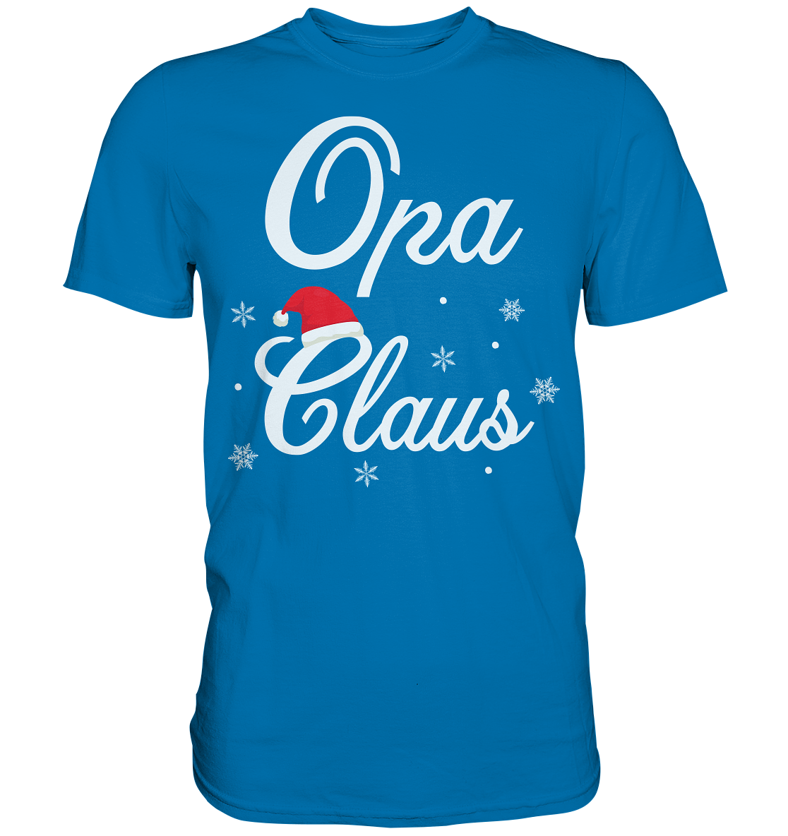 Opa Claus Familie Weihnachtsoutfit Xmas Weihnachten Weihnachtsmann T-Shirt