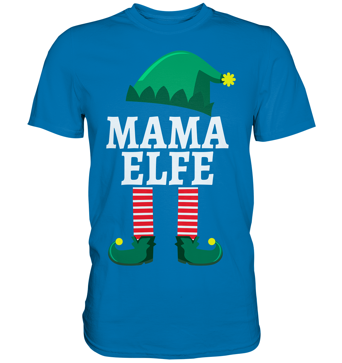 Mama Elfe Familie Weihnachten Mutter Weihnachtself T-Shirt