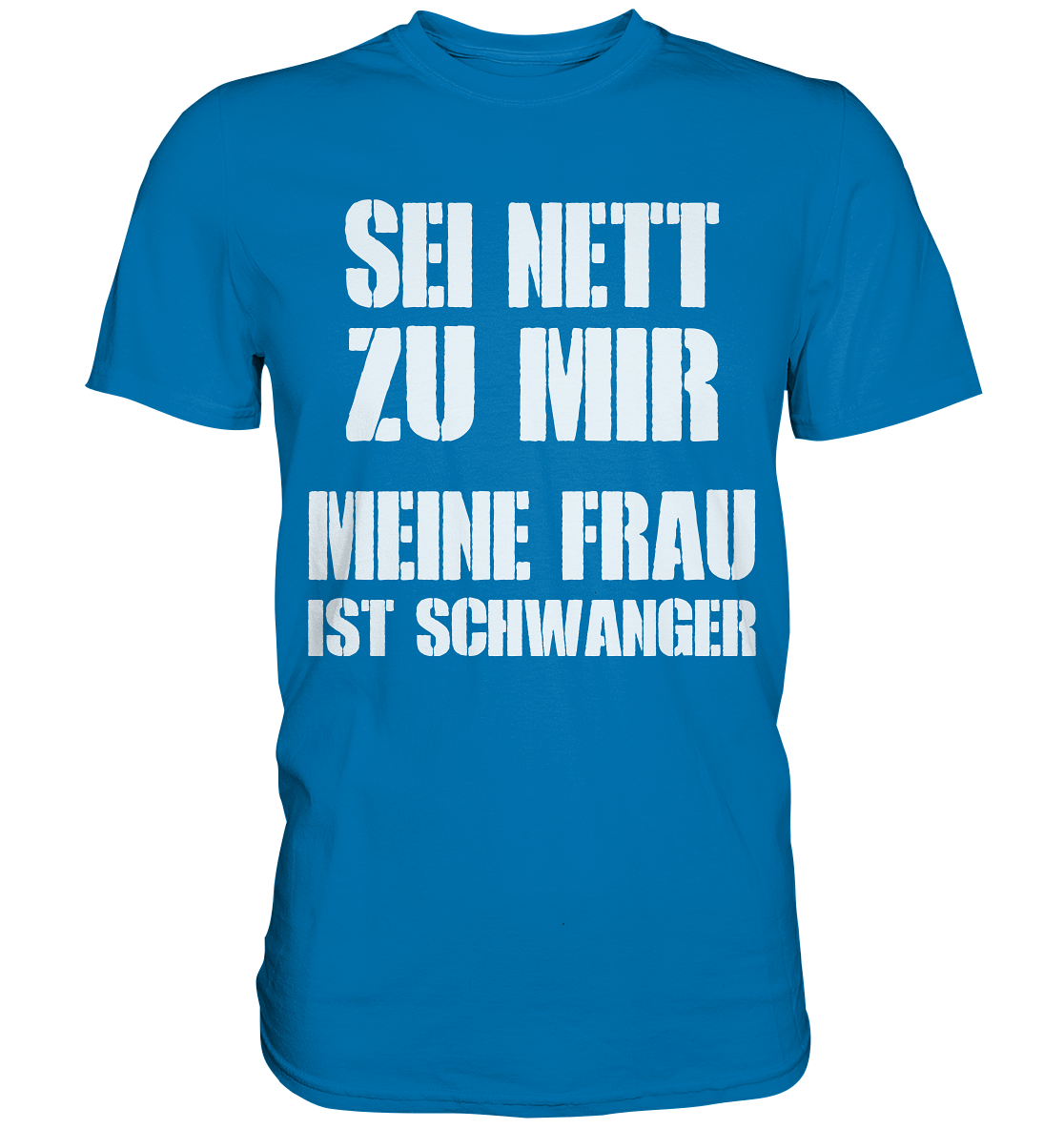 Meine Frau ist Schwanger Herren Premium T-Shirt