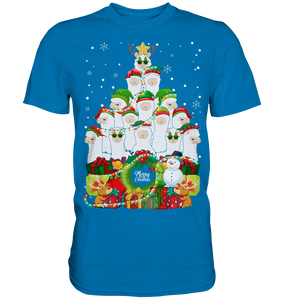 Weihnachten Lamas Weihnachtsbaum Lama Weihnachtsoutfit T-Shirt