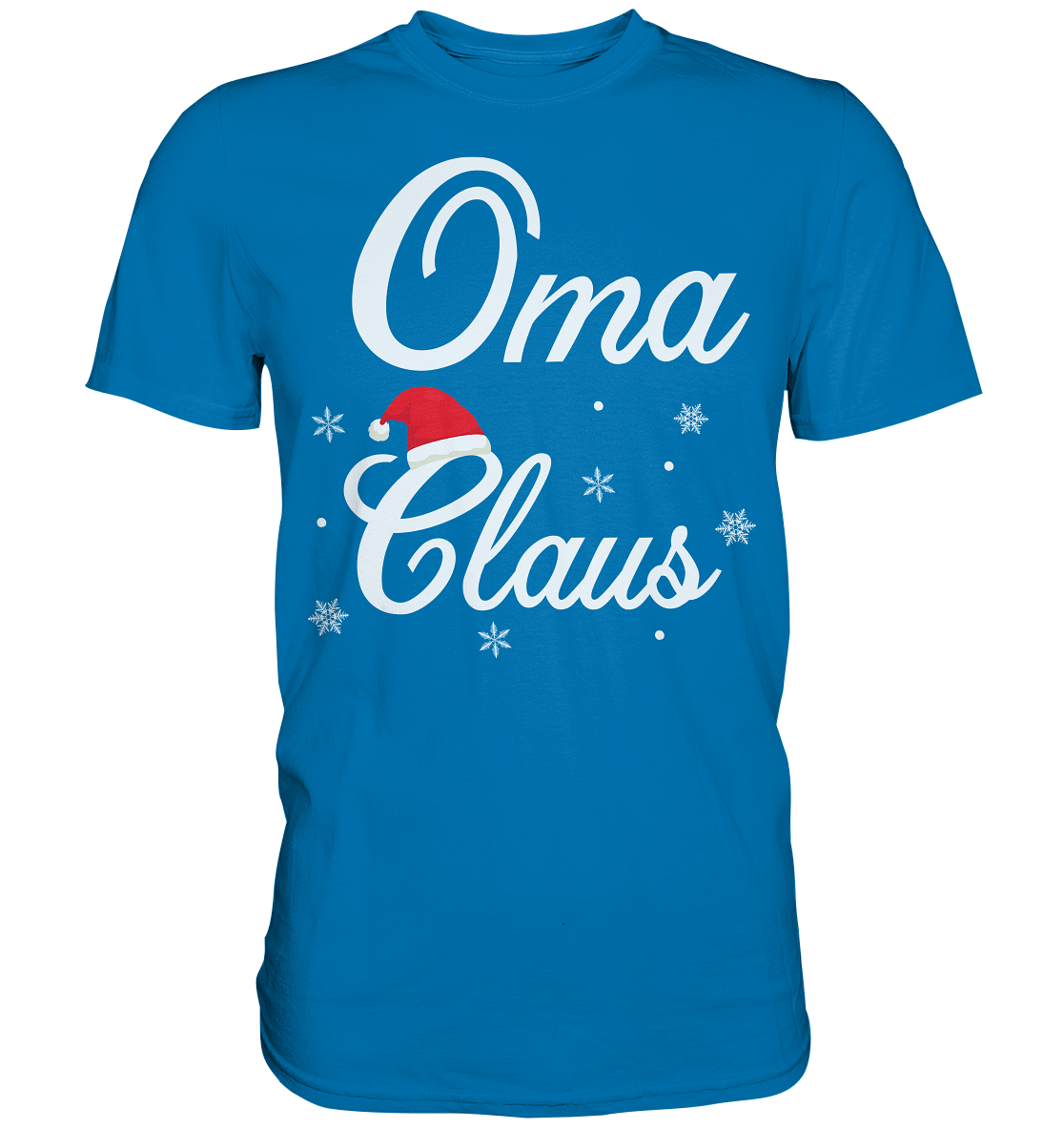 Oma Claus Familie Weihnachtsoutfit Xmas Weihnachten Weihnachtsmann T-Shirt