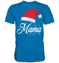 Laden Sie das Bild in den Galerie-Viewer, Mama Weihnachtsoutfit Familien Weihnachten Santa Claus Weihnachtsmann Mutter T-Shirt
