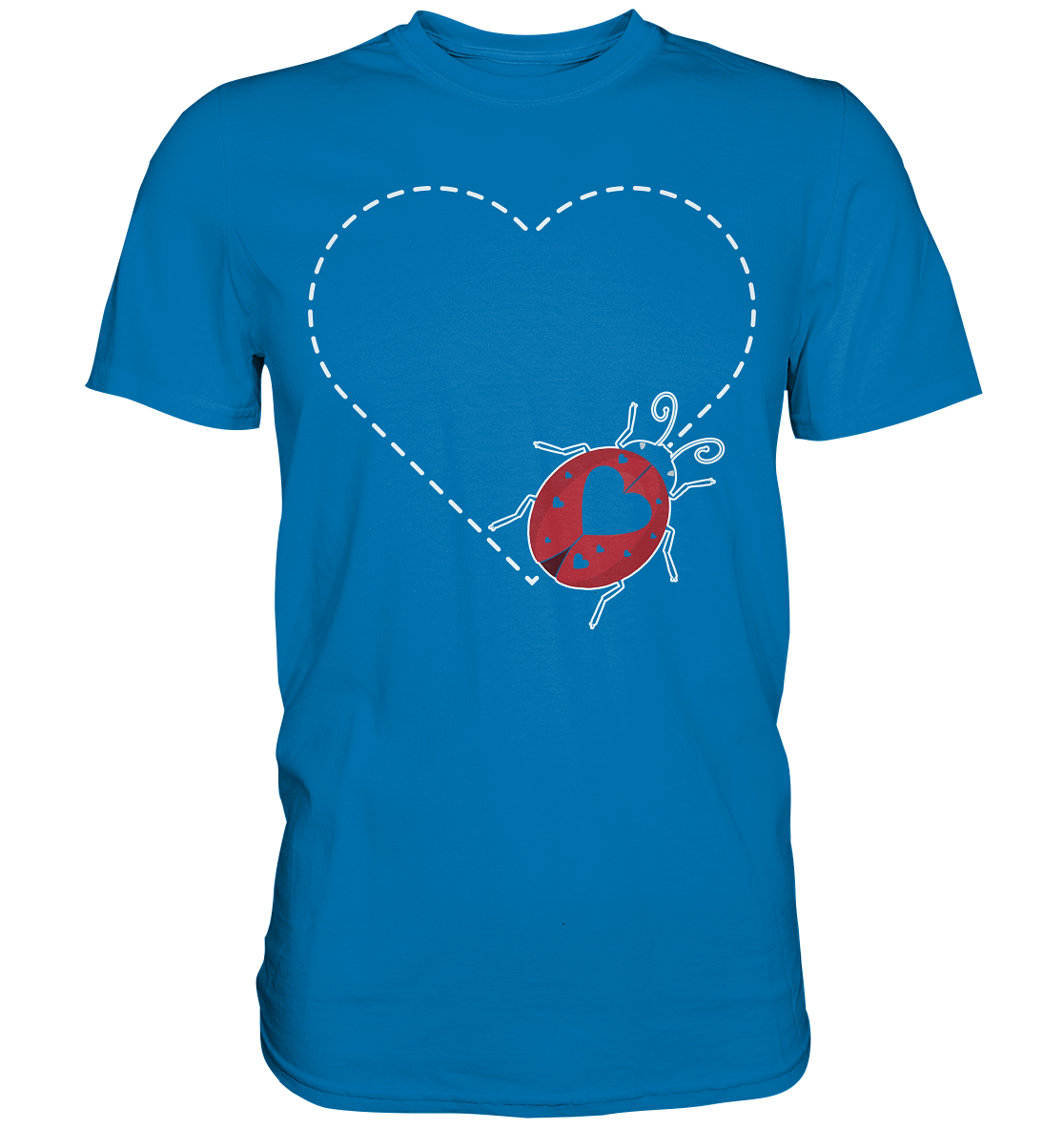 Marienkäfer Herz Insekten T-Shirt