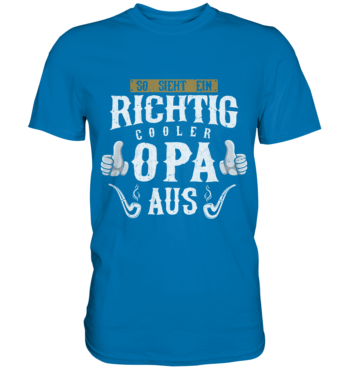 Richtig cooler Opa Herren Premium T-Shirt