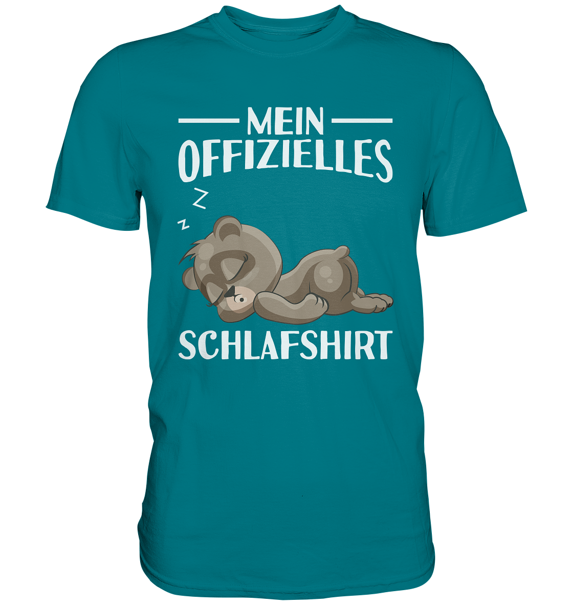 Offizielles Schlafshirt Nachthemd Schlafanzug Pyjama Bär T-Shirt