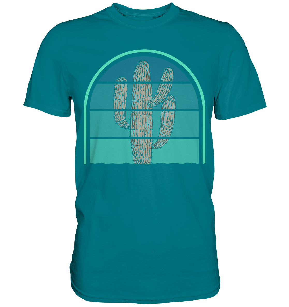 Retro Kaktus T-Shirt