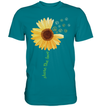 Laden Sie das Bild in den Galerie-Viewer, Peace Symbol Sonnenblumen T-Shirt Gärtner Geschenk
