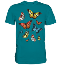 Laden Sie das Bild in den Galerie-Viewer, Frauen Bunte Schmetterlinge T-Shirt
