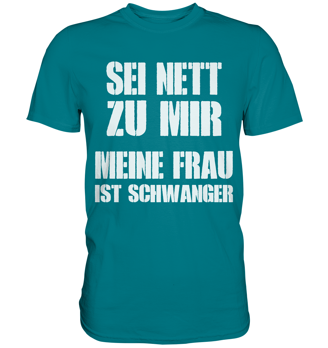 Meine Frau ist Schwanger Herren Premium T-Shirt