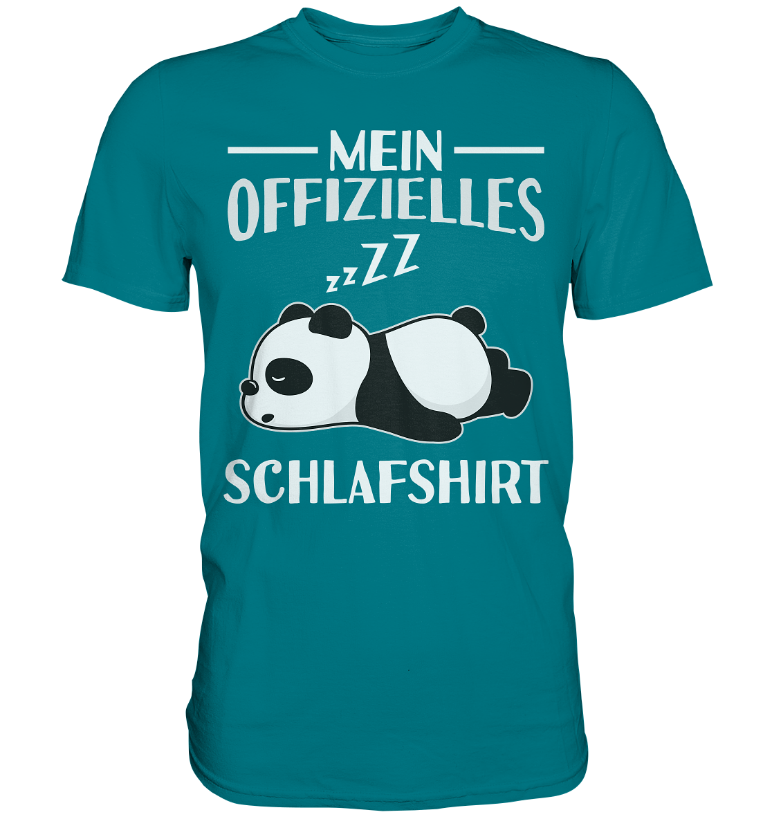 Offizielles Schlafshirt Nachthemd Schlafanzug Pyjama Panda T-Shirt