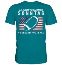 Laden Sie das Bild in den Galerie-Viewer, American Football Fan Sonntag Spieltag T-Shirt
