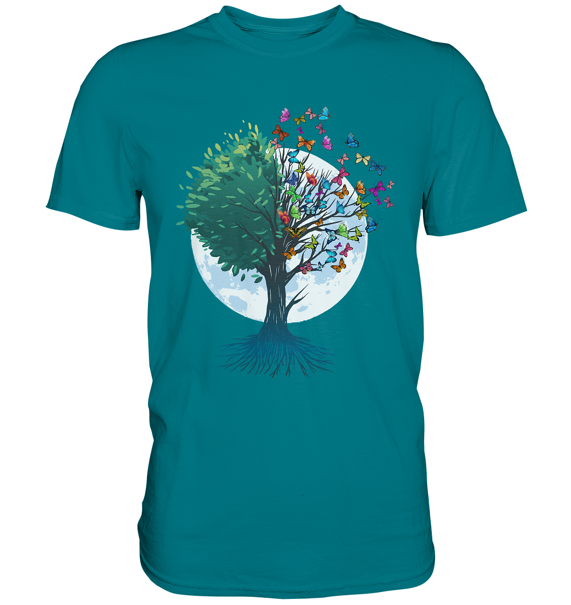 Natur Schmetterling Baum T-Shirt