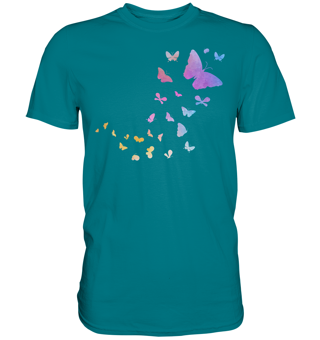 Aquarell Schmetterlinge T-Shirt