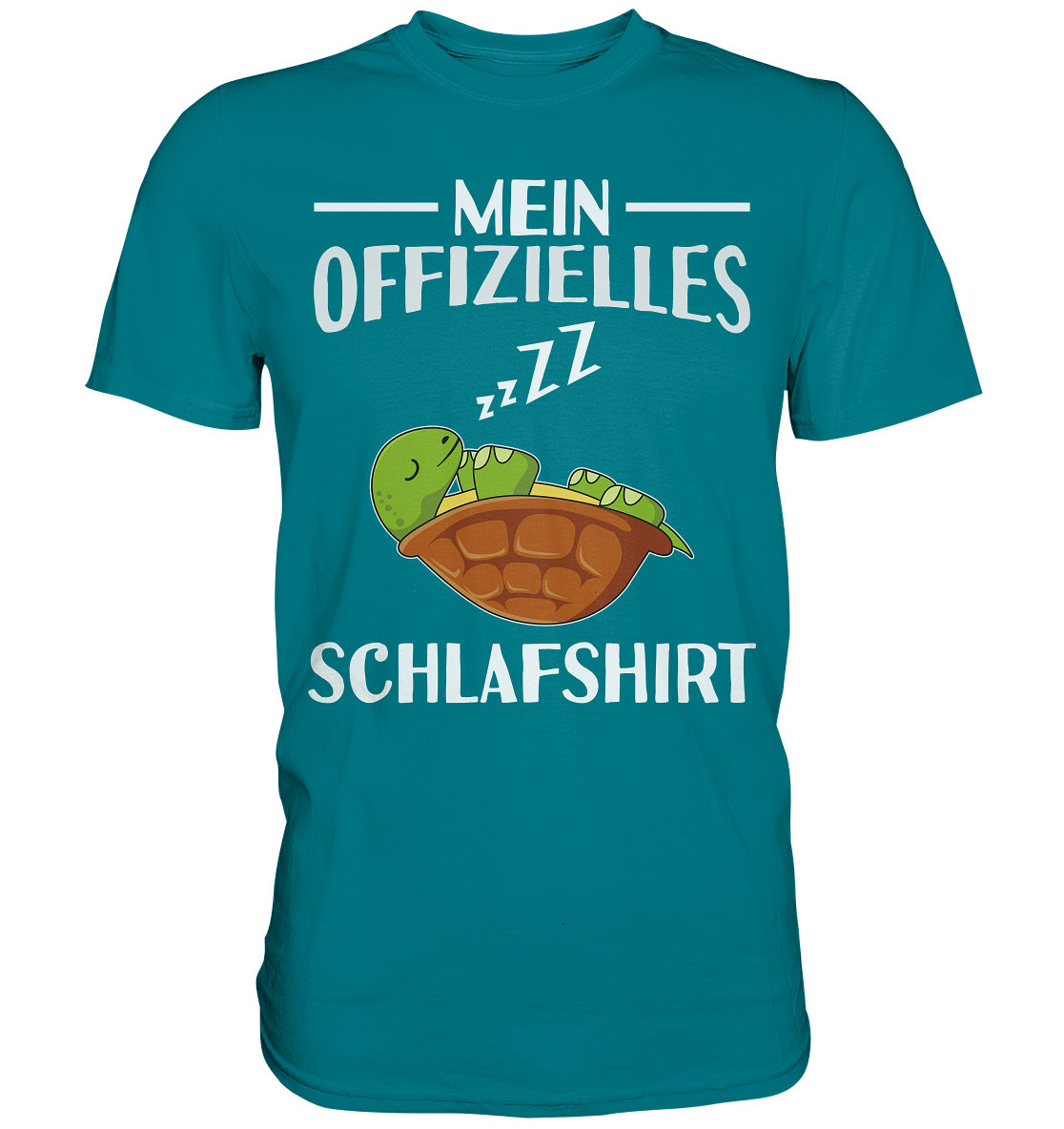 Offizielles Schlafshirt Nachthemd Schlafanzug Pyjama Schildkröte T-Shirt