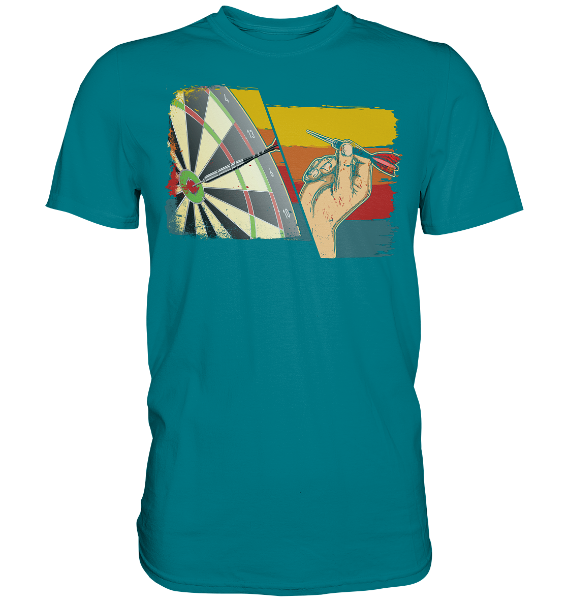 Dartpfeil Triple Dartscheibe Bullseye Darts T-Shirt