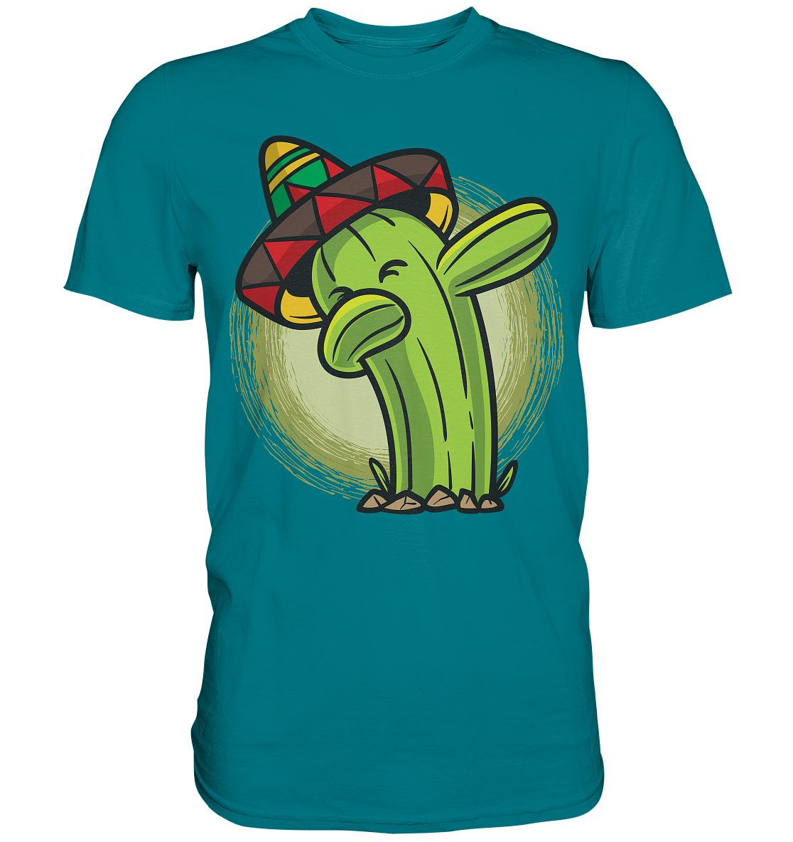 Dabbing Kaktus Sombrero T-Shirt
