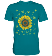Laden Sie das Bild in den Galerie-Viewer, Sonnenblume Schmetterling T-Shirt
