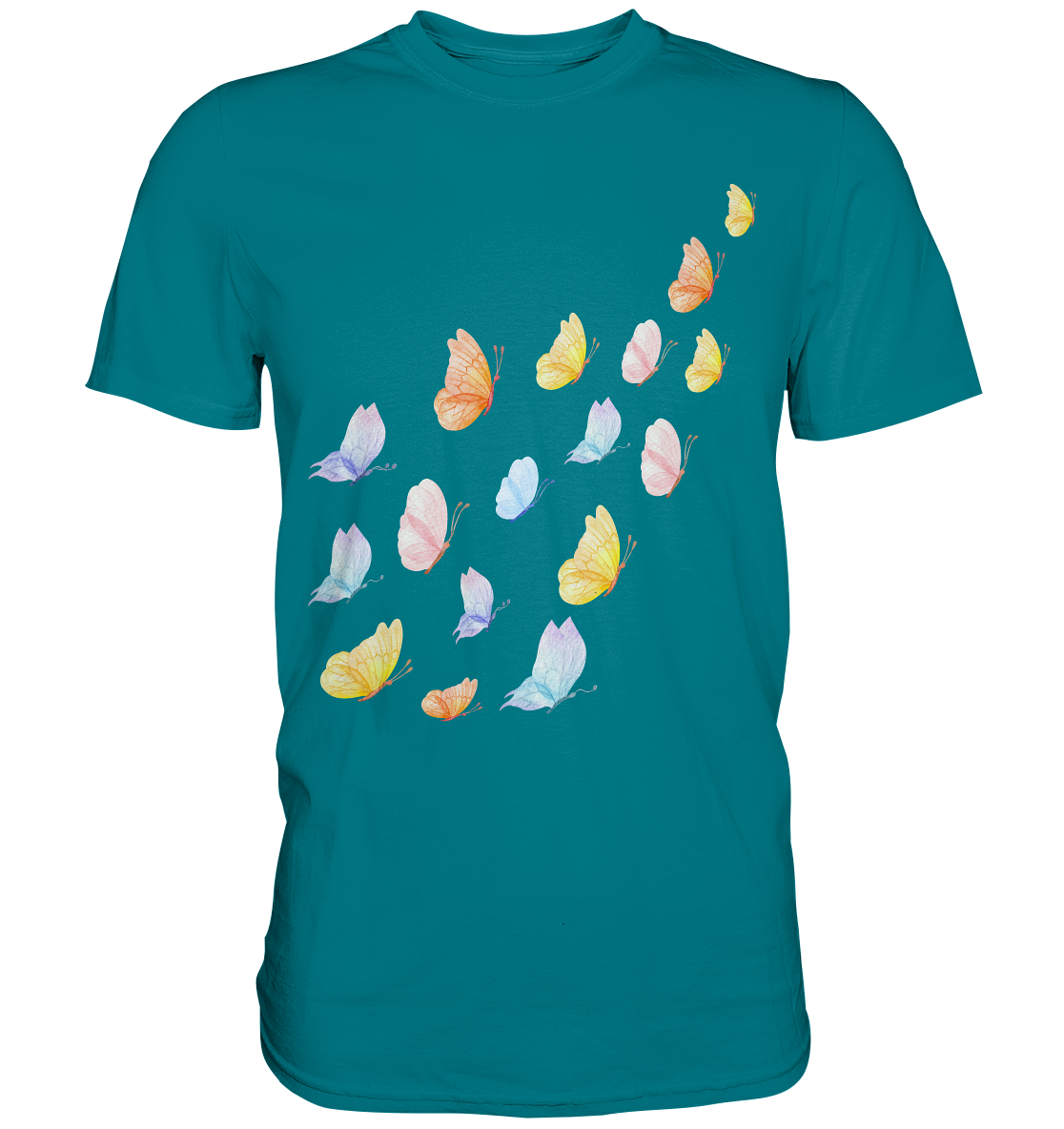 Aquarell Schmetterlinge T-Shirt