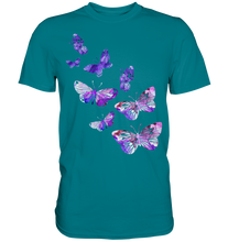 Laden Sie das Bild in den Galerie-Viewer, Lila Schmetterlinge T-Shirt
