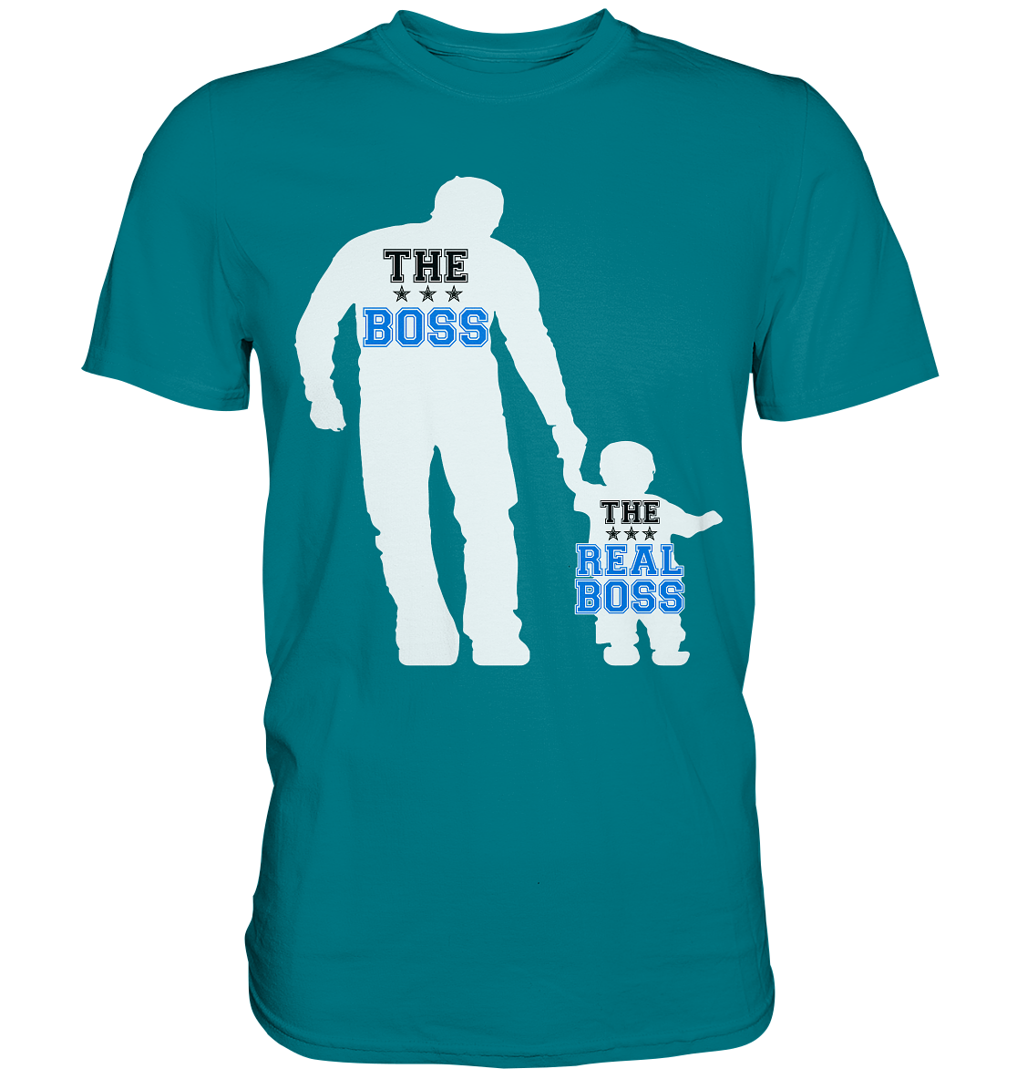 Vater und Sohn Real Boss Partner Herren Premium Shirt