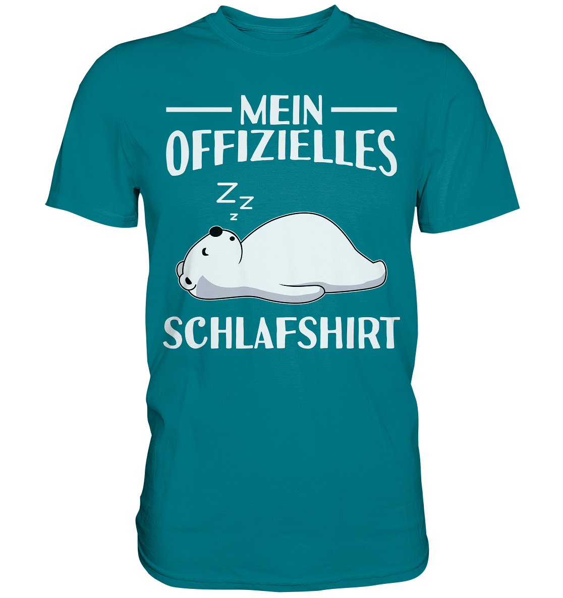 Offizielles Schlafshirt Nachthemd Schlafanzug Pyjama Eisbär T-Shirt