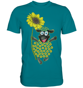 Schaf Sonnenblumen T-Shirt Lustiges Gärtner Geschenk Garten