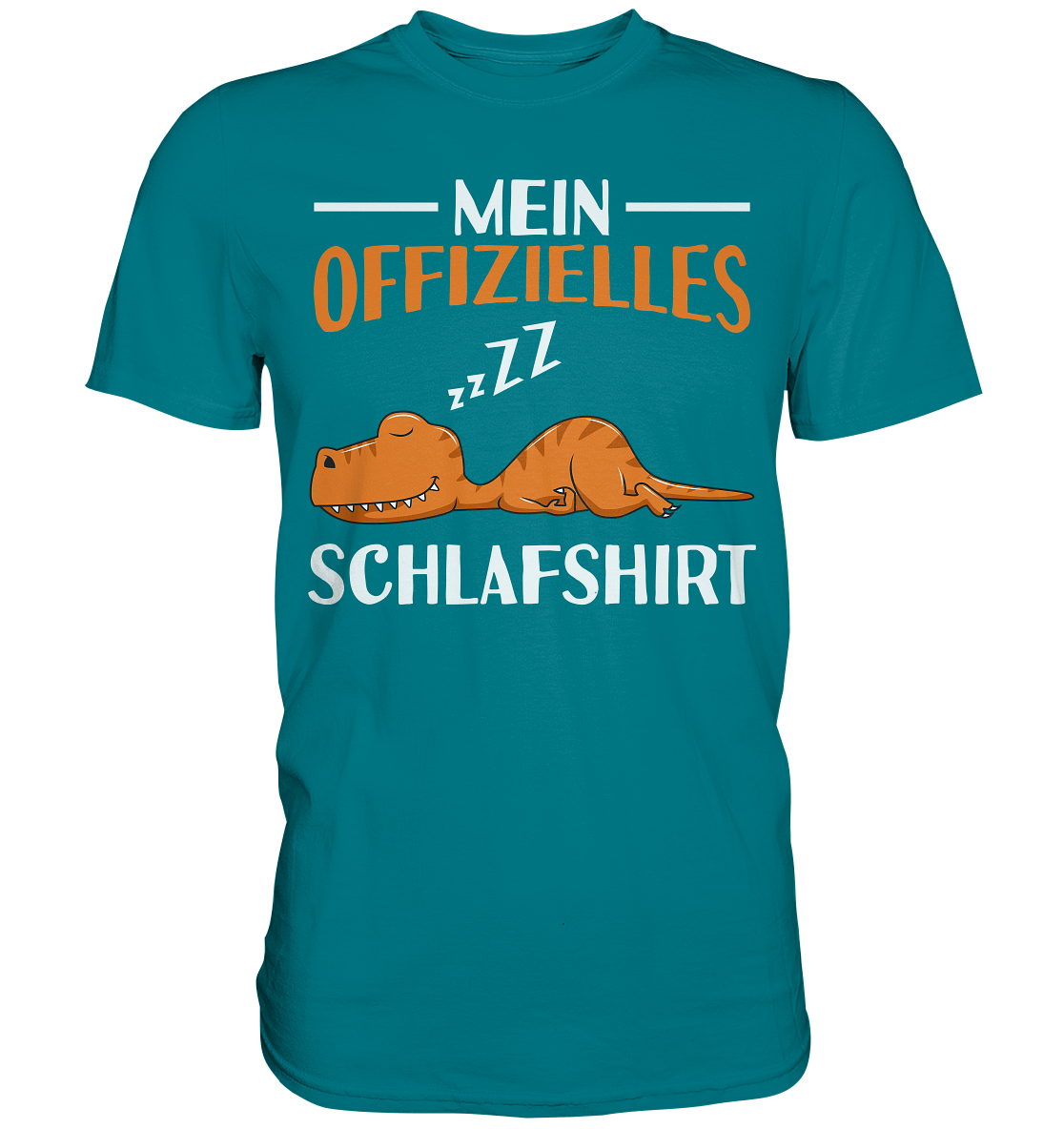 Offizielles Schlafshirt Nachthemd Schlafanzug Pyjama Dino Kinder T-Shirt Trex