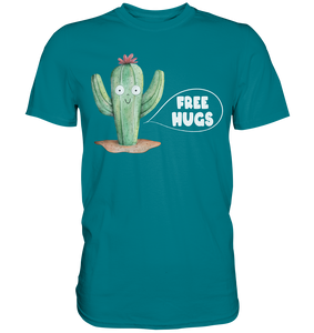 Kaktus Umarmung Lustiges Pflanzen T-Shirt