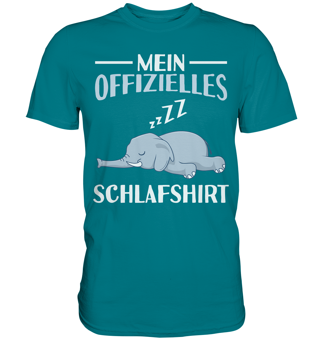 Offizielles Schlafshirt Nachthemd Schlafanzug Pyjama Elefant T-Shirt