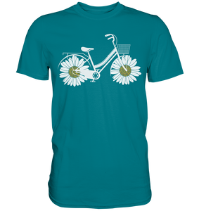 Gänseblümchen Fahrrad Garten Shirt Fahrradfahrer Gärtner