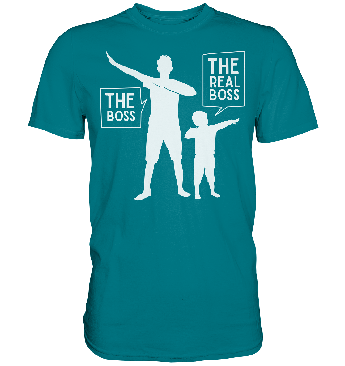 Vater Sohn Dabbing Papa und Kind T-Shirt
