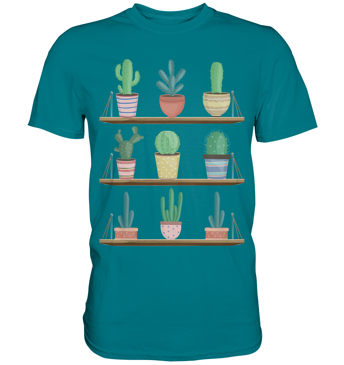 Kaktus Pflanzen Sukkulenten T-Shirt