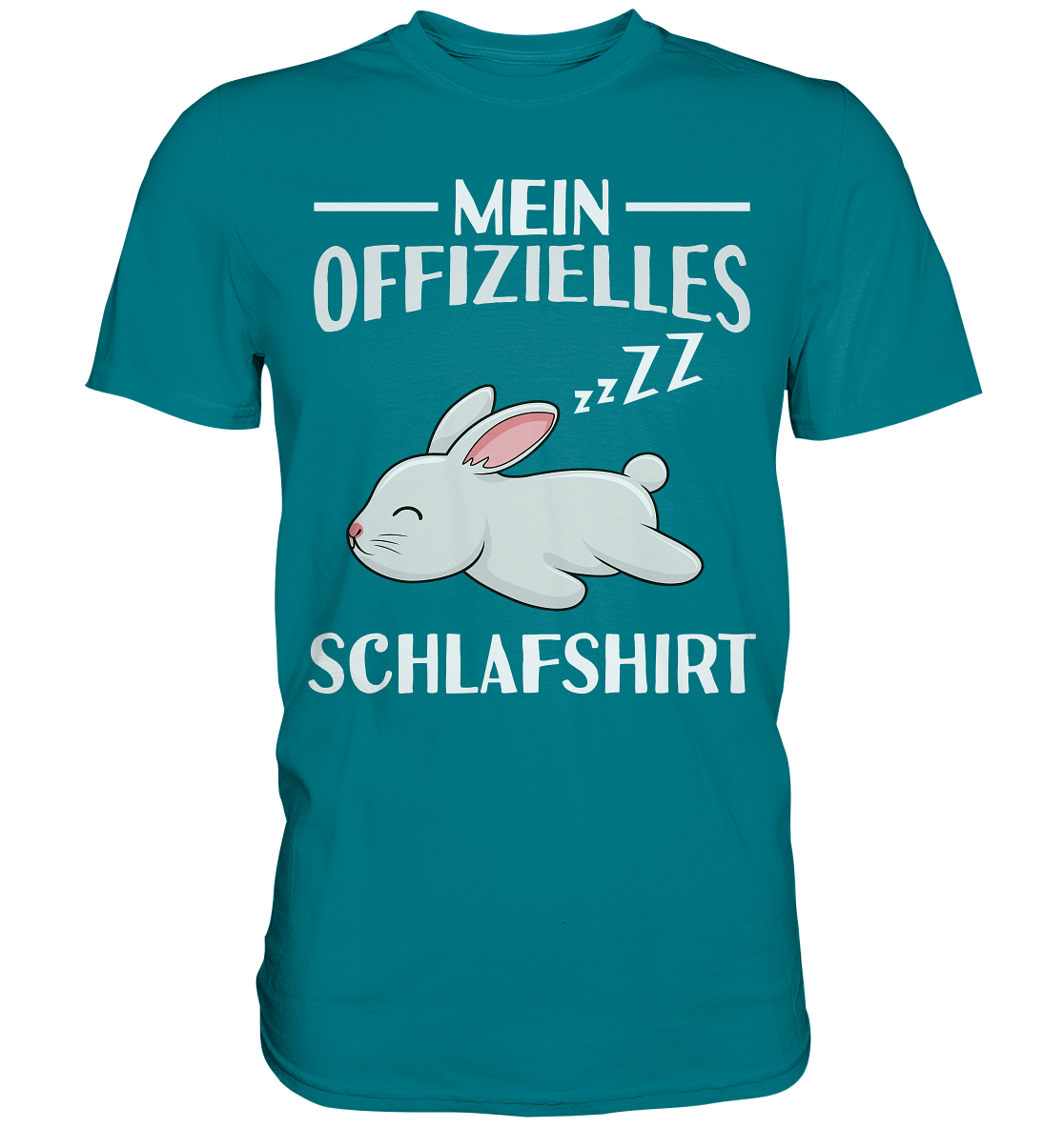 Offizielles Schlafshirt Nachthemd Schlafanzug Pyjama Hase T-Shirt