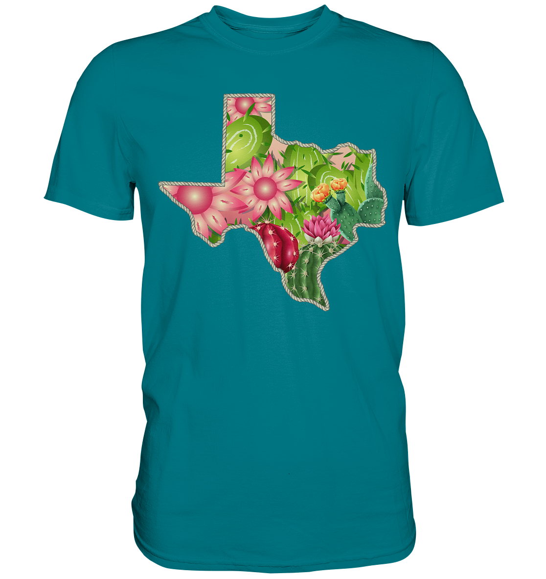 Texas Sukkulenten Kakteen Pflanzen Kaktus T-Shirt