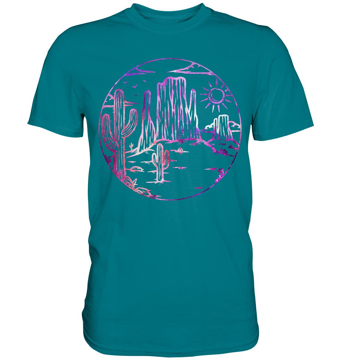 Sukkulenten Kakteen Wüste Pflanzen Kaktus T-Shirt