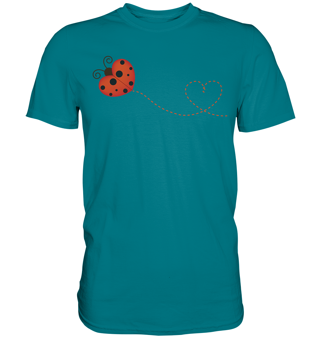 Marienkäfer Herz T-Shirt