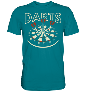 Vintage Darts Dartscheibe Sport Dartpfeile T-Shirt