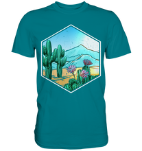 Laden Sie das Bild in den Galerie-Viewer, Wüste Sukkulenten Kakteen Pflanzen Kaktus T-Shirt
