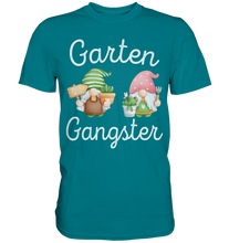 Laden Sie das Bild in den Galerie-Viewer, Kaktus Gartenzwerge Garten Gangster Gärtner T-Shirt - Premium Shirt
